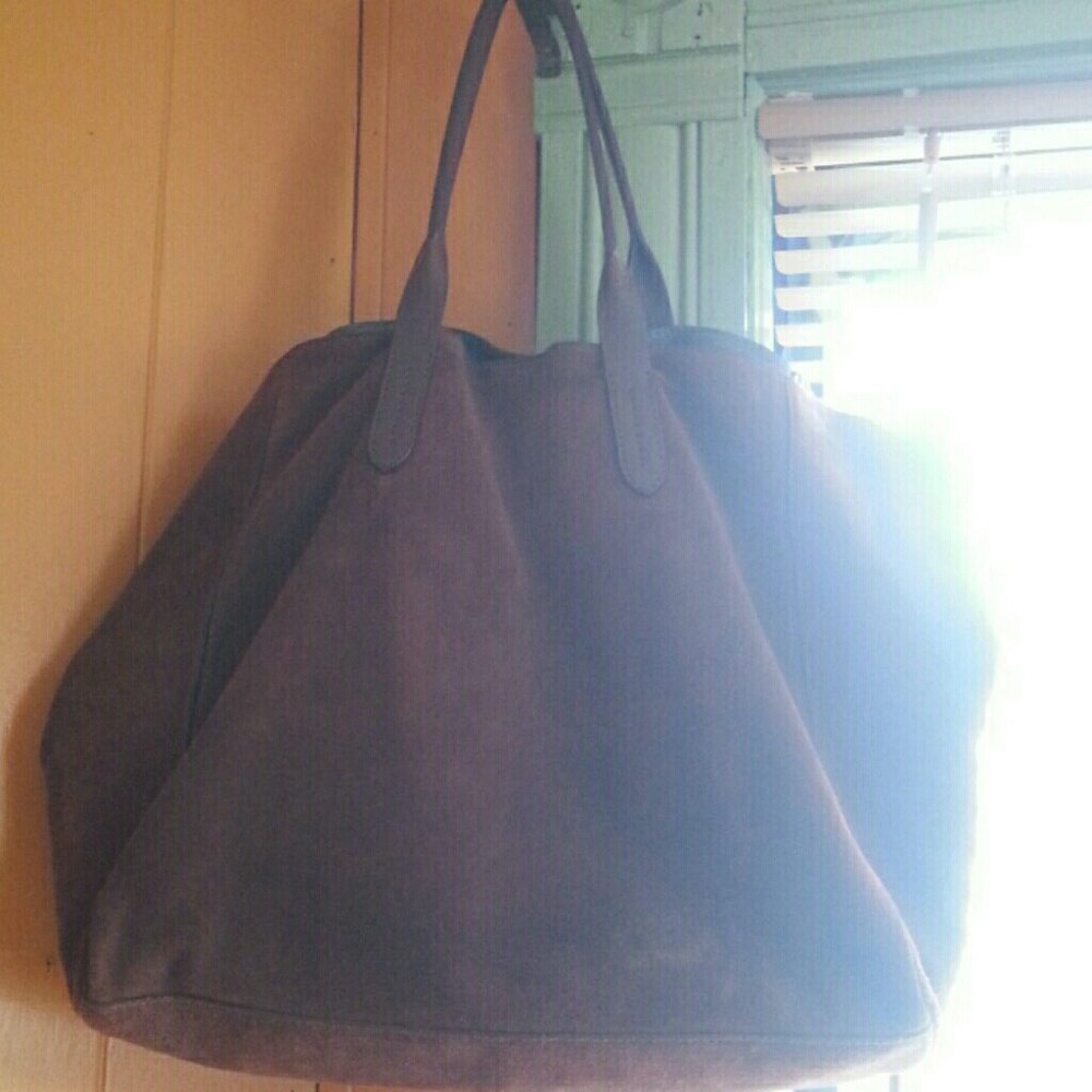 Cole Haan chocolate leather bag